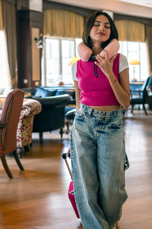 TravelEase - Viscomavi Ortopedik Visco Seyahat Yastığı