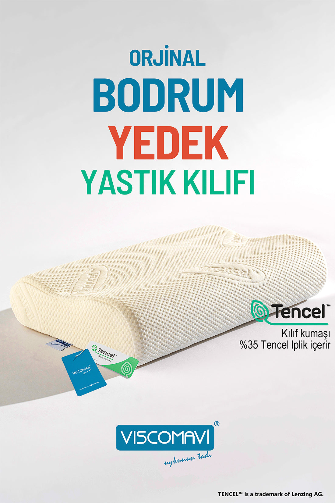 Bodrum Yedek Yastık Kılıfı - Viscomavi