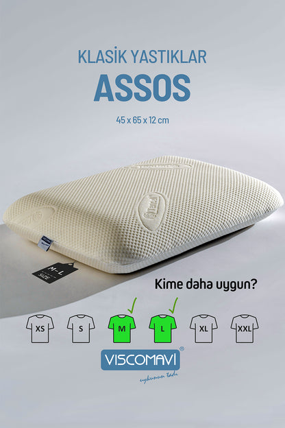 Assos Visco Yastık – Ortopedik Boyun Destekli - Viscomavi