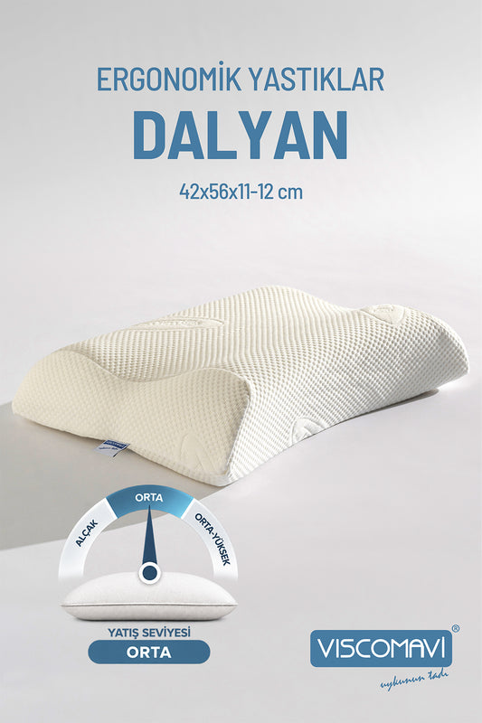 Dalyan Visco Yastık – Ortopedik Boyun Destekli - Viscomavi