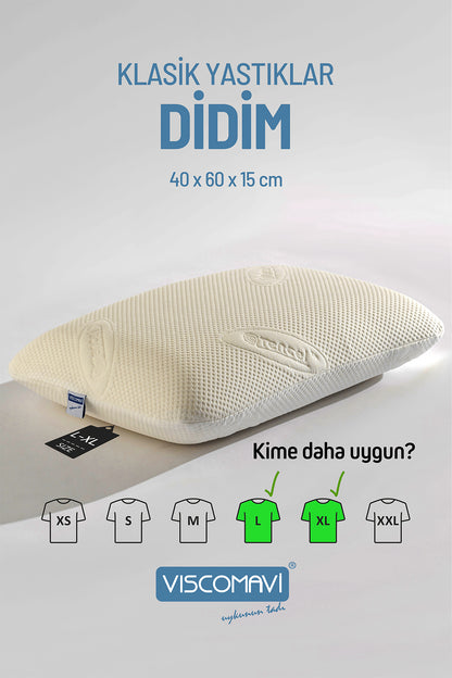 Didim Visco Yastık – Ortopedik Boyun Destekli - Viscomavi