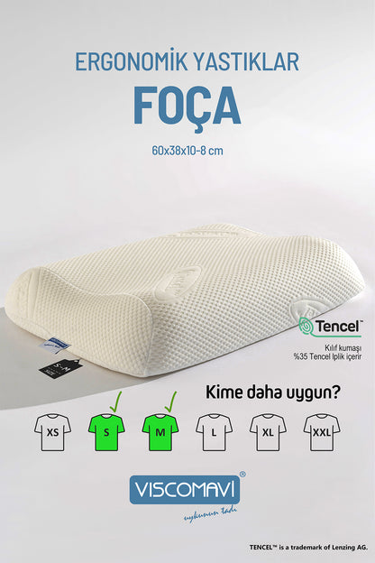 Foça Visco Yastık – Ortopedik Boyun Destekli - Viscomavi