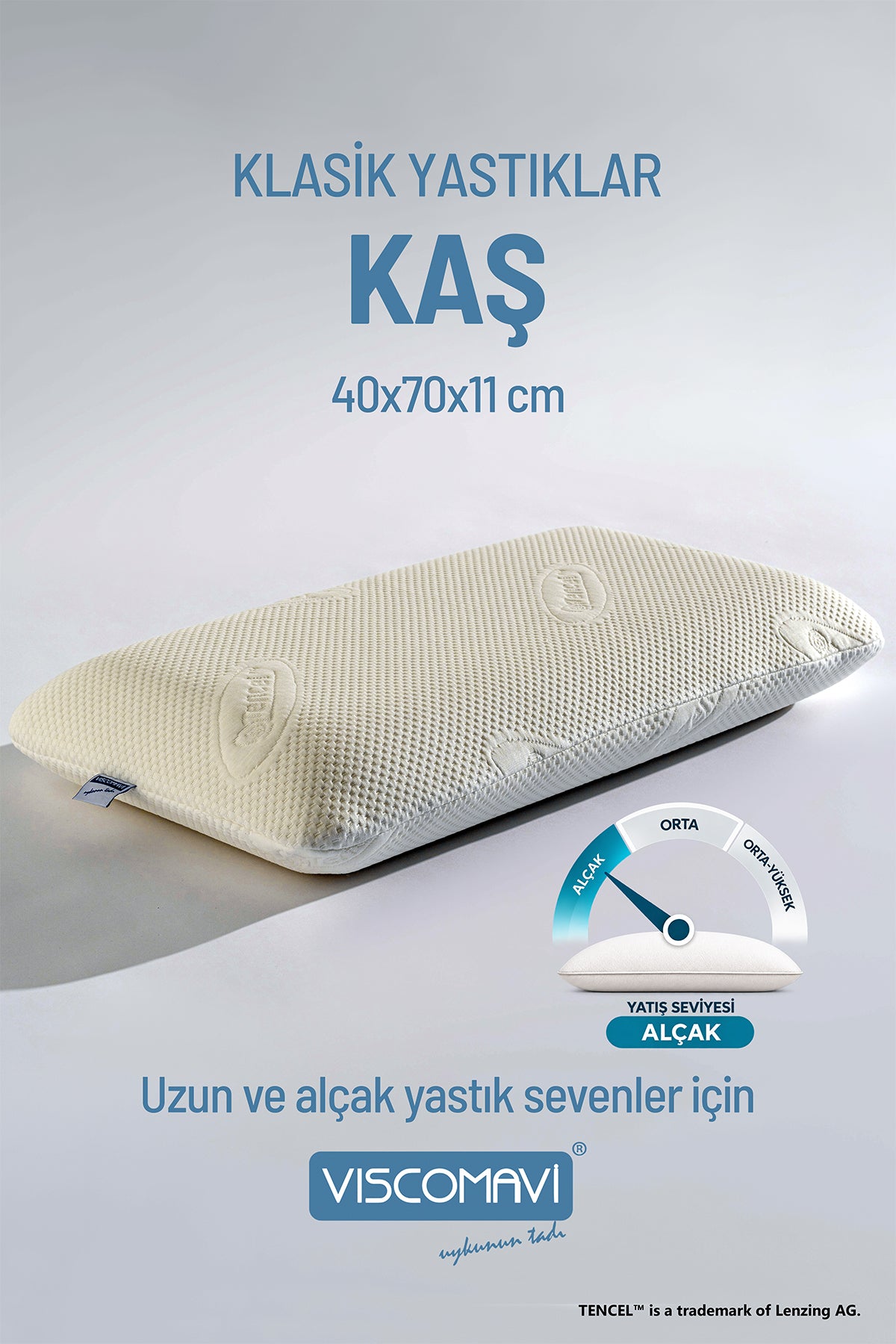 Kaş Visco Yastık – Ortopedik Boyun Destekli - Viscomavi