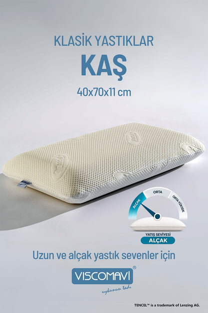 Kaş Visco Yastık – Ortopedik Boyun Destekli - Viscomavi