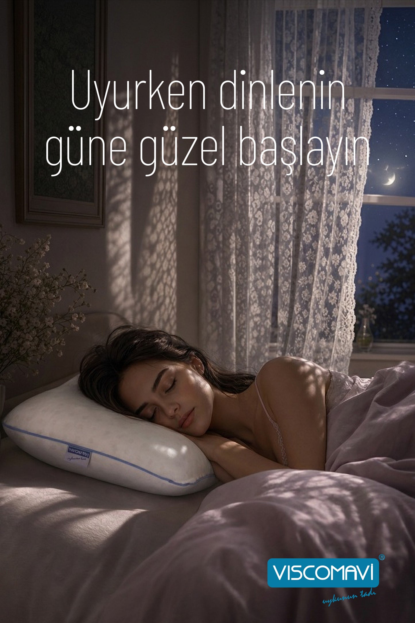 Marmaris Visco Yastık – Ortopedik Boyun Destekli - Viscomavi